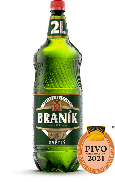 Pivo Braník Svetlý PET - 2 l